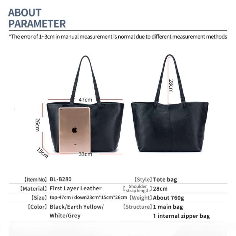 Genuine Leather Large Capacity Shoulder Bag Women Retro Tote Designer Handbag Lipstick Key Phone Pouch