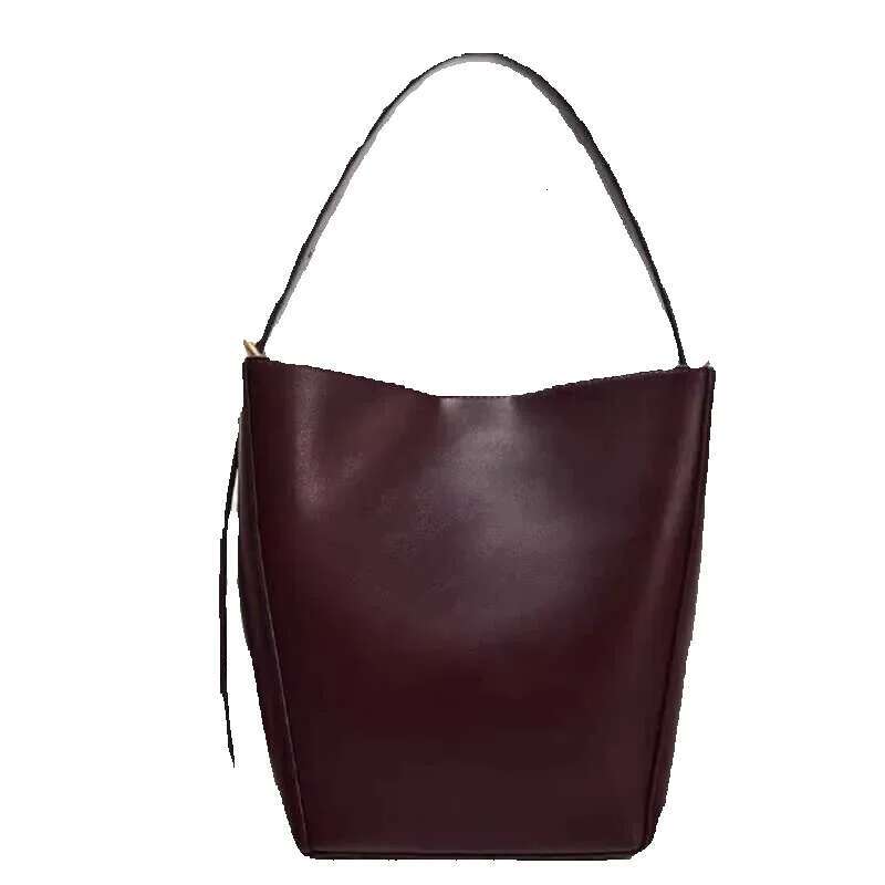 Fashion Retro Bucket High Quality PU Leather Tote Women Handbag Casual Shoulder Bag Shopping Crossbody Female Purse