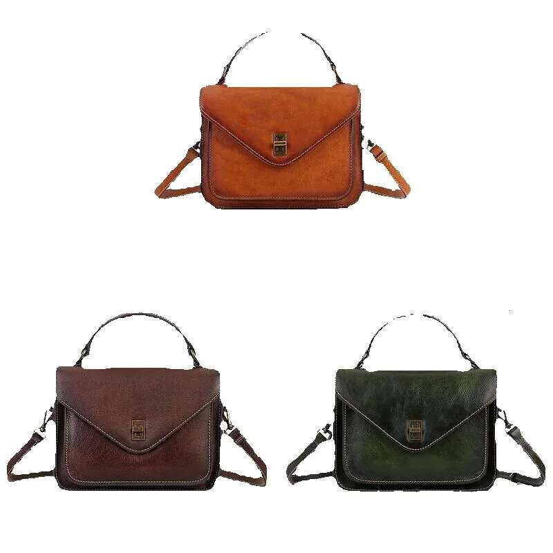 MOTAORA 2025 Trend Genuine Leather Women's Designer Shoulder Bag | Square Shape Handbag