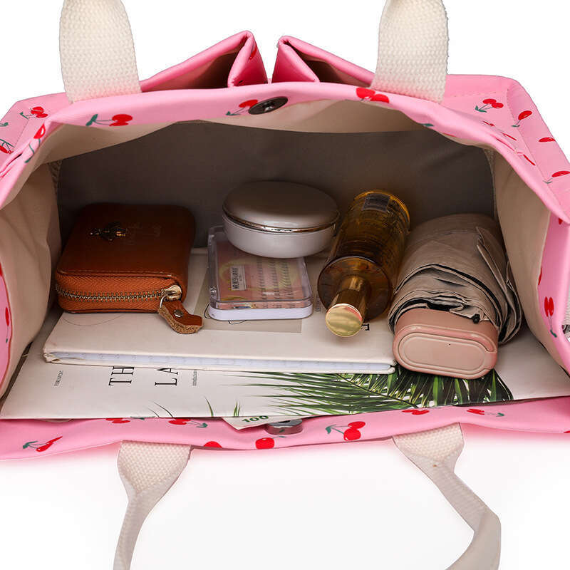 New high-capacity printed handbag, women's shoulder trendy crossbody bag, travel tote bag