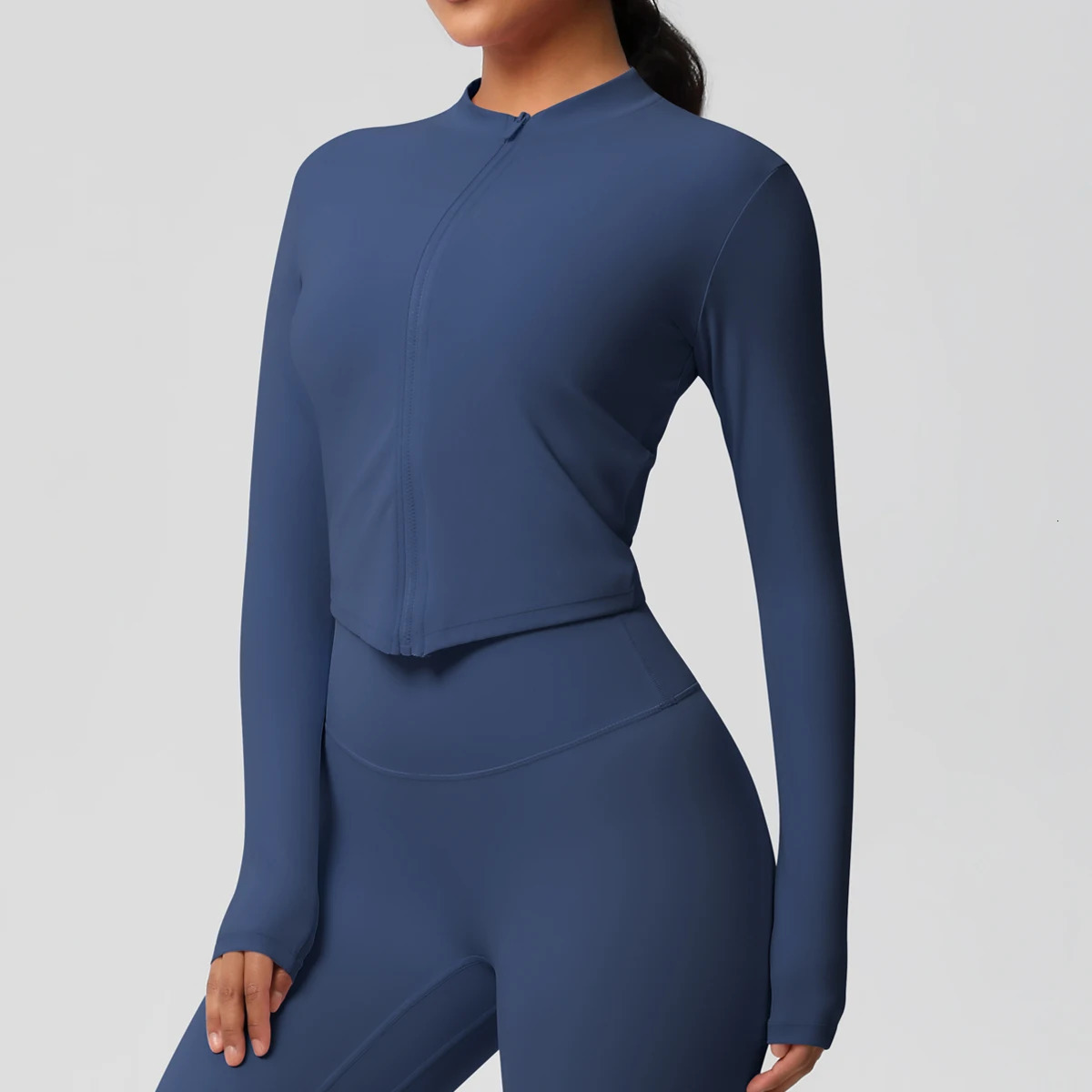 Long Sleeve Workout Top Gym Fitness Yoga Clothing Yoga Shirt Push Up Workout Clothes Women Womens Gym Exercise Shirt 250325