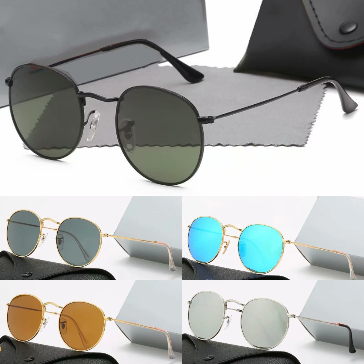 2025 Unisex Square Sunglass Sunglasses Frames with High-Quality UV400 Lenses for Outdoor Use