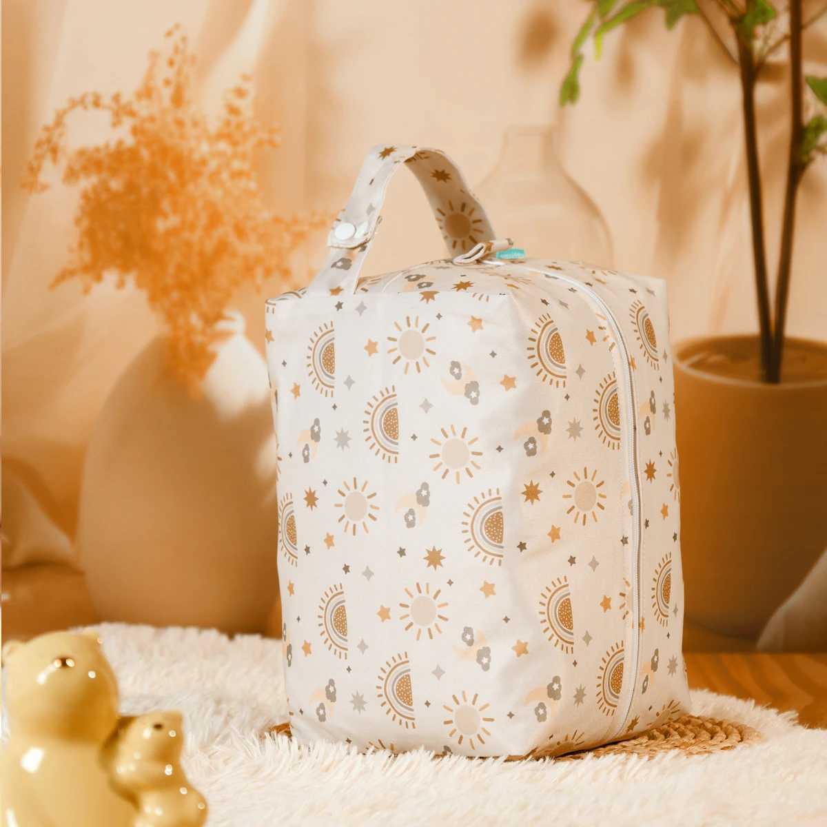 Elinfant Waterproof Wet/Dry Cloth Wet Bag Mommy Storage Travel Bag Reusable Portable Diaper PodsC250326