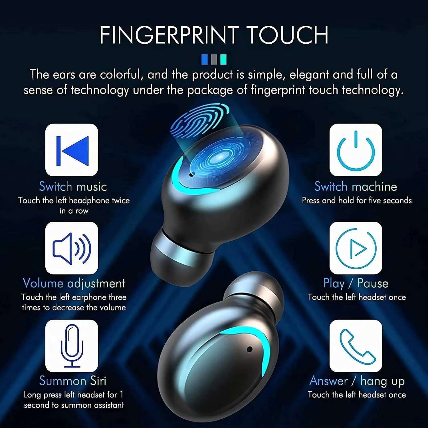 F9 TWS earbuds, fones de ouvido f9 audionos earphones, power pack, wireless earphones