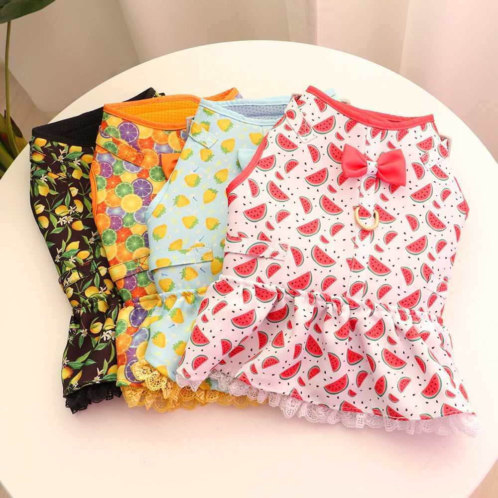 Cute Printed Chihuahua Dog Cat Strap Set Summer Pet Puppy Clothing Mini Dog Tank Top X250326