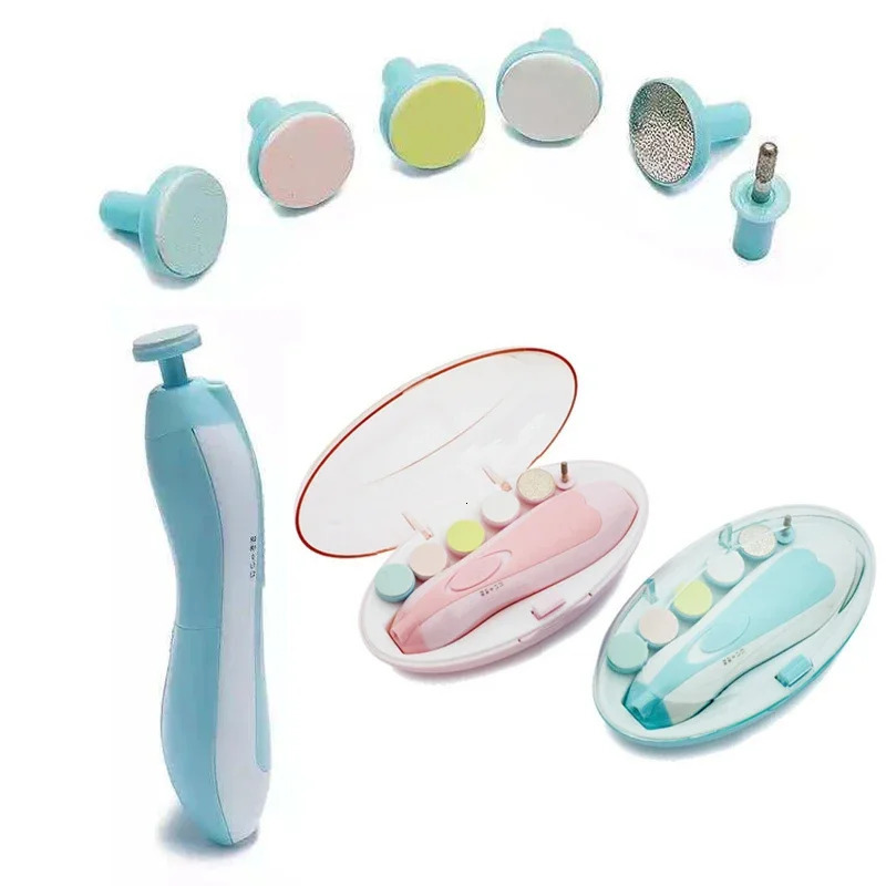Multifunctional Electric Baby Cutter Trimmer Manicure Tool Set Baby CareNail Trimmer Baby Nail File Clippers Toes Fingernail 250326