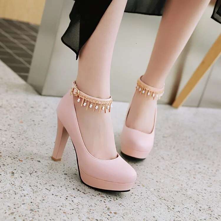2025 Summer New Women's Designer Fashion High Heels Wrapped Toe Thick Sandals