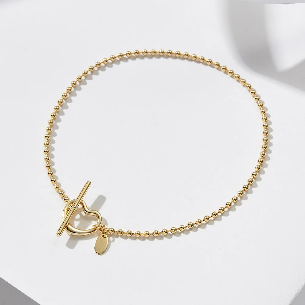 Mens simple ankle silver 925 ankle chain summer jewelry accessory 23cm ankle bracelet 14k gold-plated 250322