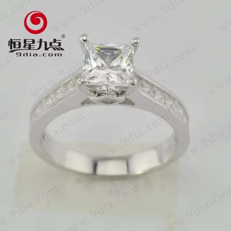 Wholesale Hot Selling Ring High Quality Engagement Jewelry Moissanite Diamond Engagement Ring