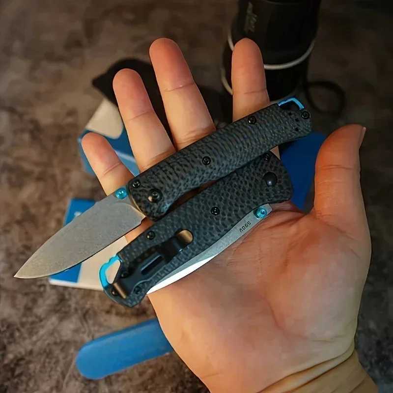 BM 533/535 Carbon Fiber Handle Knife Camping Hunting Outdoor Self Defense Tactical Survival Portable Multi purpose ToolXJ250326