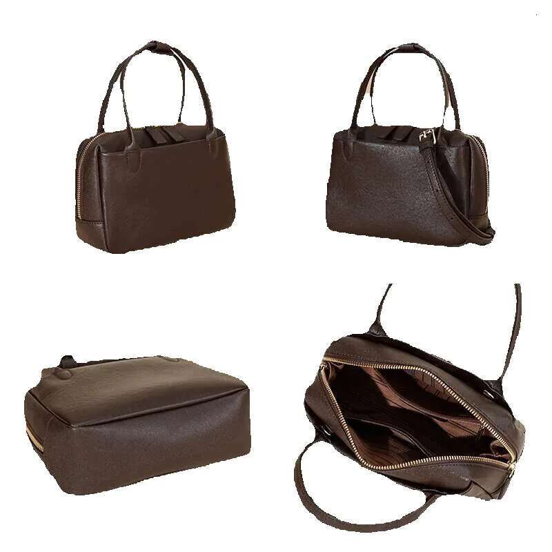 Natural Cow Genuine Leather Handbags Women High Quality Shoulder Bag Female Fashion Retro Designer Cowhide Crossbody Bags