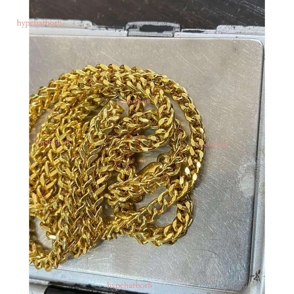Mens Necklace 4-20mm Flat 10k/14k/ Yellow Solid Heavy Gold Cuban k Chains