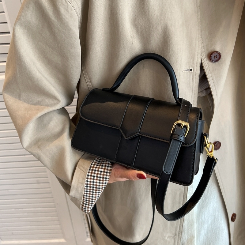 Bag women's new fashion shoulder bag all commuter crossbody bag texture foreign style hand bag small square