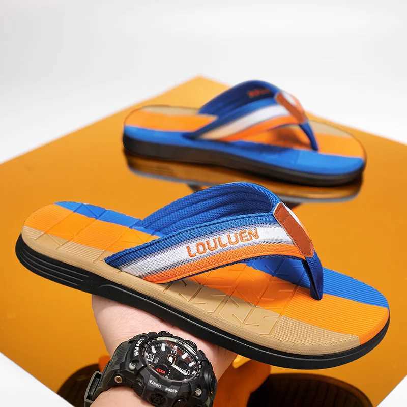 Mens flip cover Fi mens sandals outdoor soft summer slippers size 39-45XJ250326