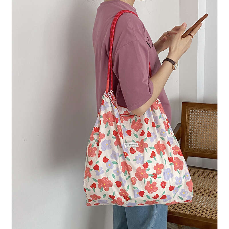 Yeyu/Hyunya Small Fragmented Canvas One Shoulder for Women's Large Capacity New INSTote Casual Bag