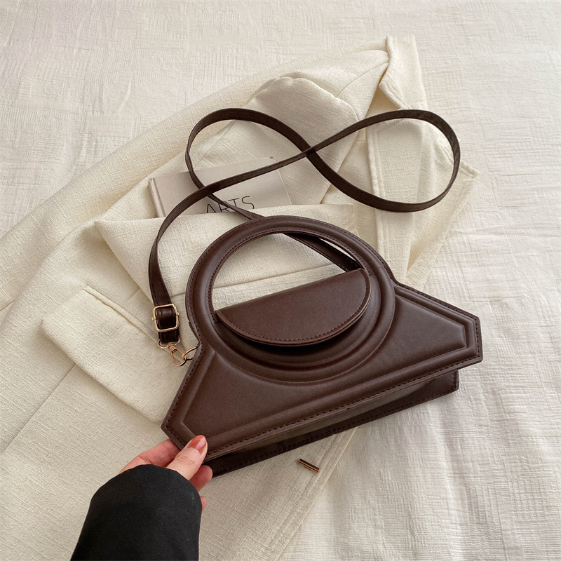 Fashion handbag new foreign style solid color single shoulder crossbody bag foreign style small square bag female 2025s hot