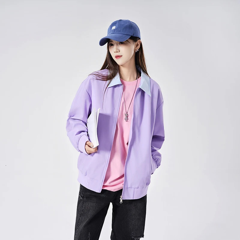 Retro Splicing Work Collar Cargo Jacket Womens Coat Autumn Loose Hip Hop Jacket Womens Street Clothing Casual Womens Clothing 250321