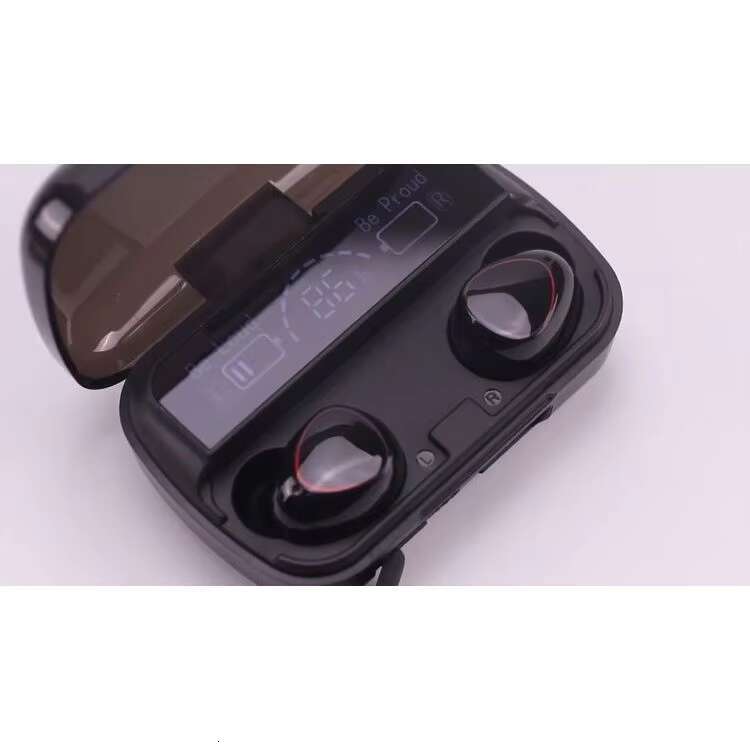 High quality portable M10 TWS mini earbuds in ear wireless with digital display charging case, sports earphones, travel earphones