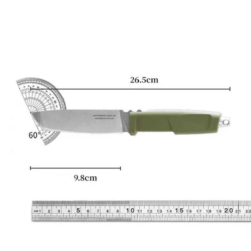 Outdoor multi-purpose military tactical knife fixed blade and blade survival knife jungle exploration hunting knifeXJ250326