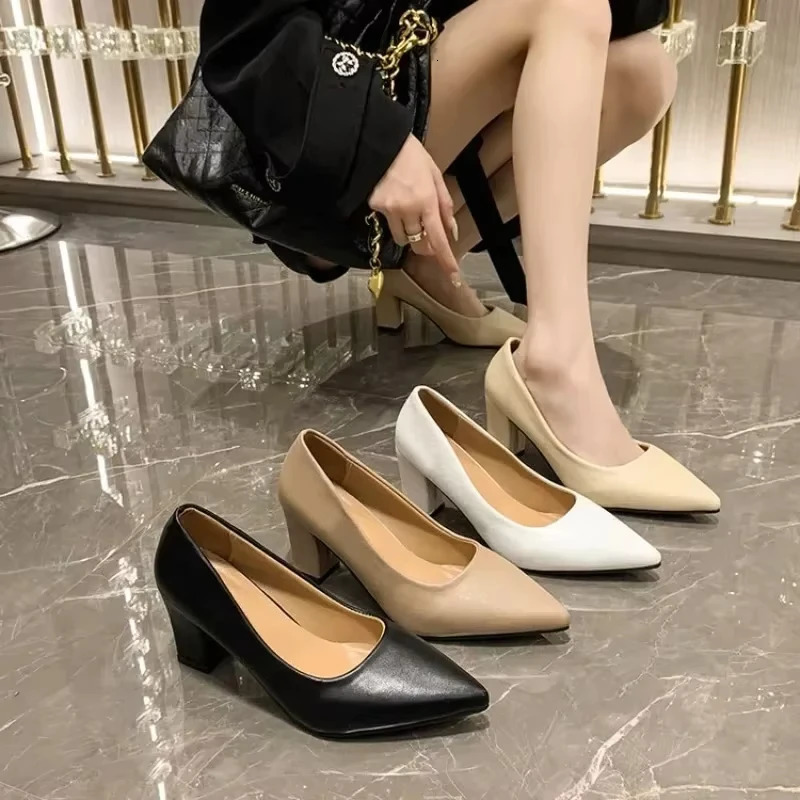 Women High Heeled Sandals Summer Pointed Toe Shallow Mouth Wedding Women Party High Heeled Sandals Zapatos De Mujer 250325