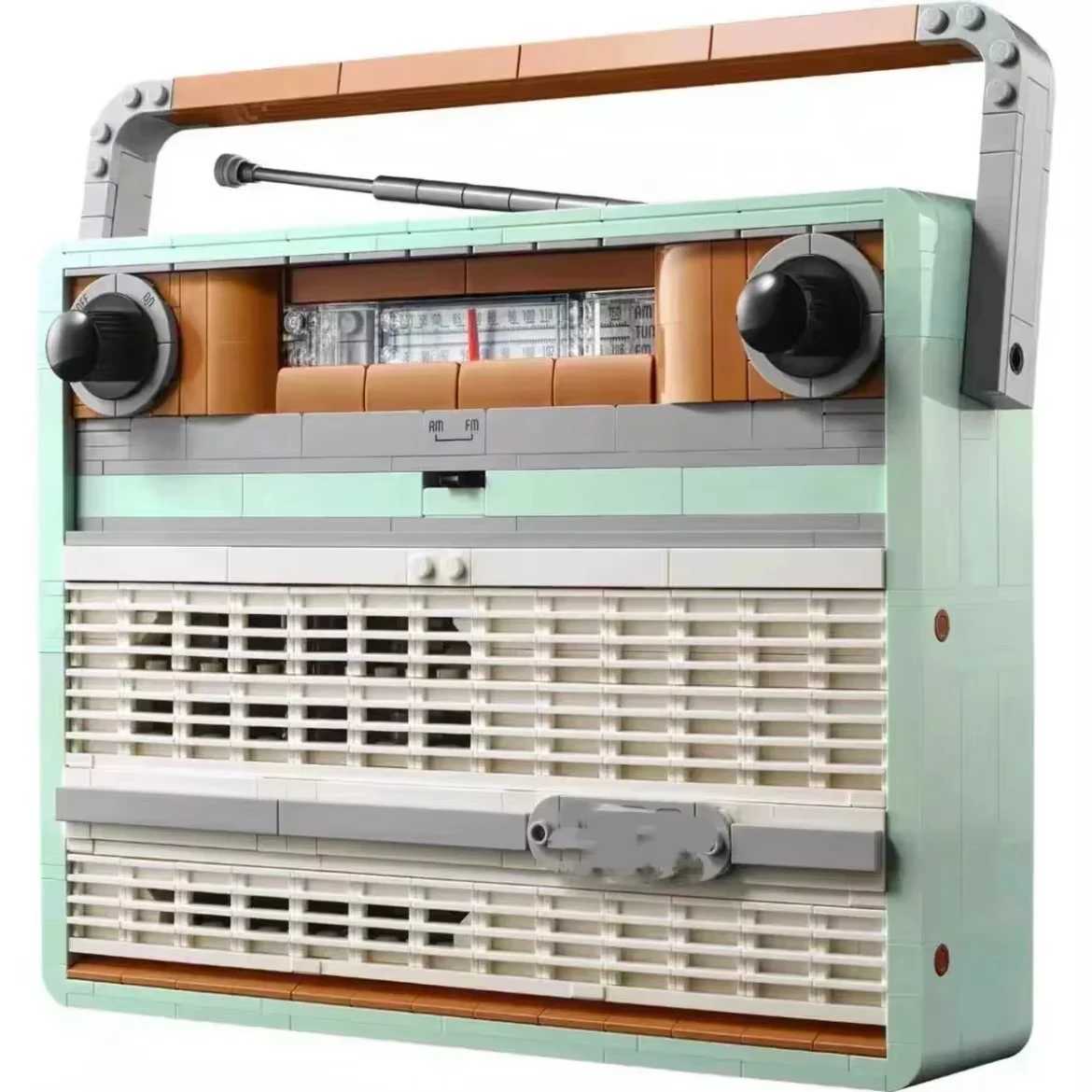 New retro radio model building block kit home decoration building block toy childrens adult holiday birthday giftXJ250326