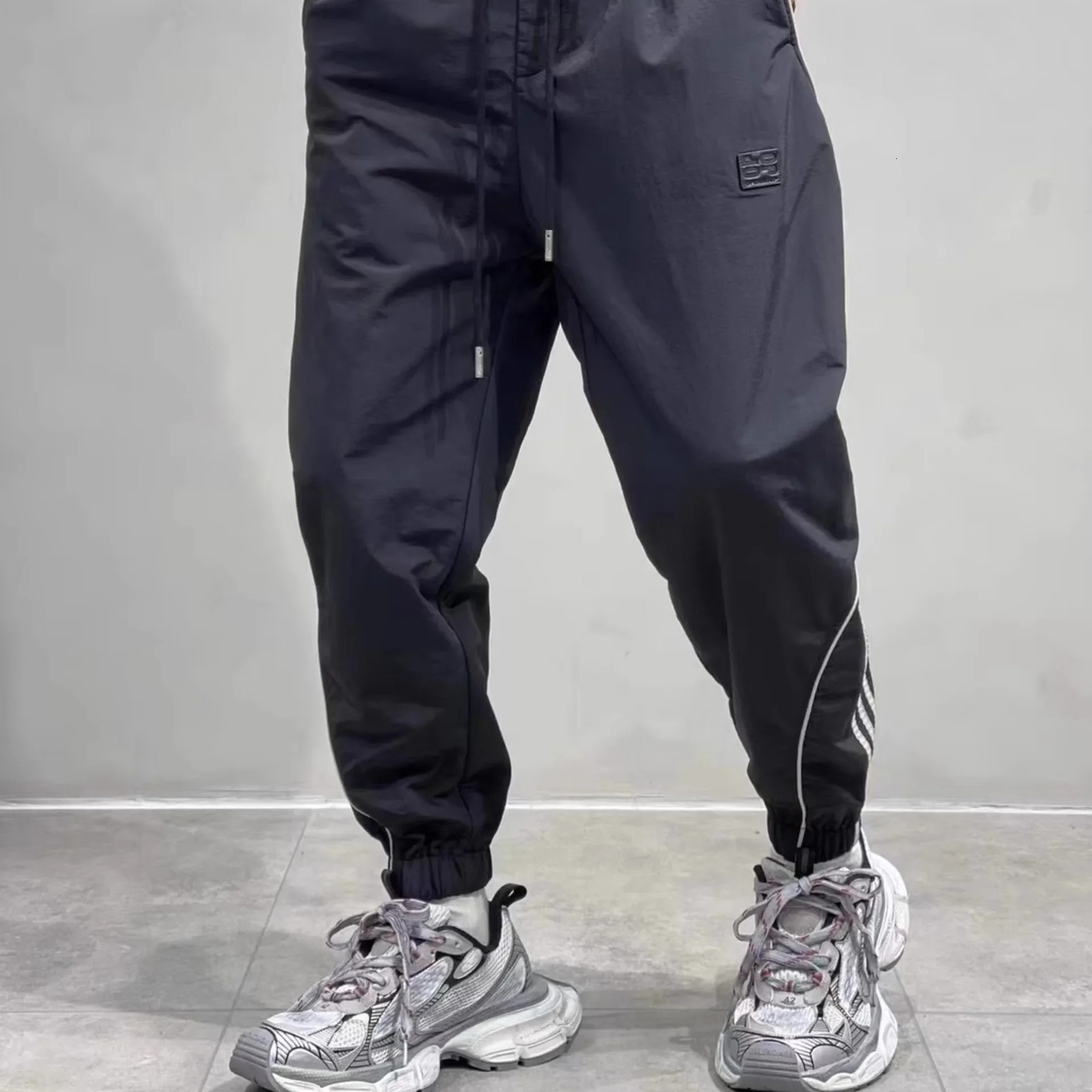 American style outdoor functional waterproof climbing pants for men spring and autumn loose casual pants 250321