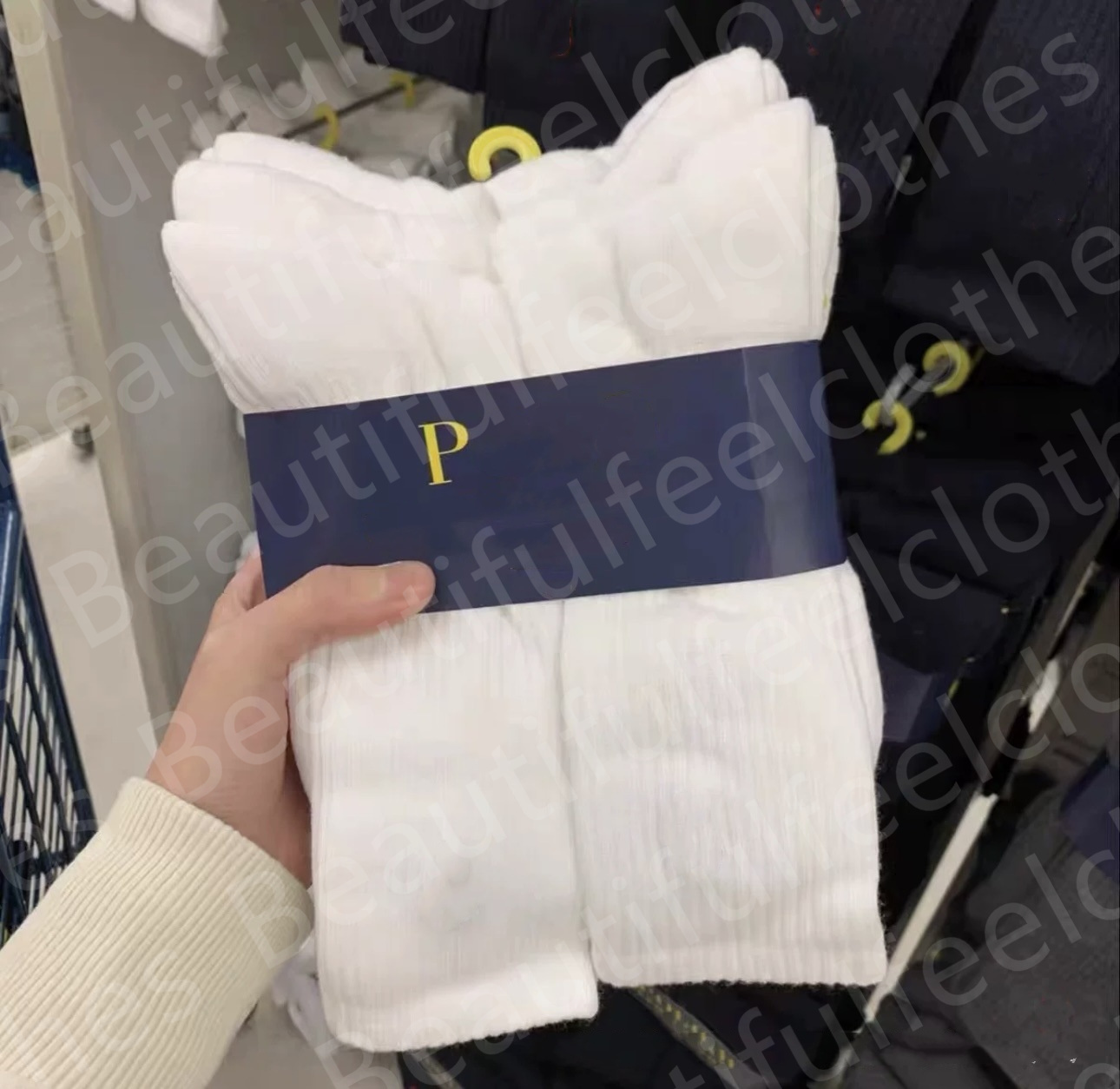 Designer sock for men stockings grip socks motion cotton all match solid color classic embroidered ankle black white basketball football sports sock for mem