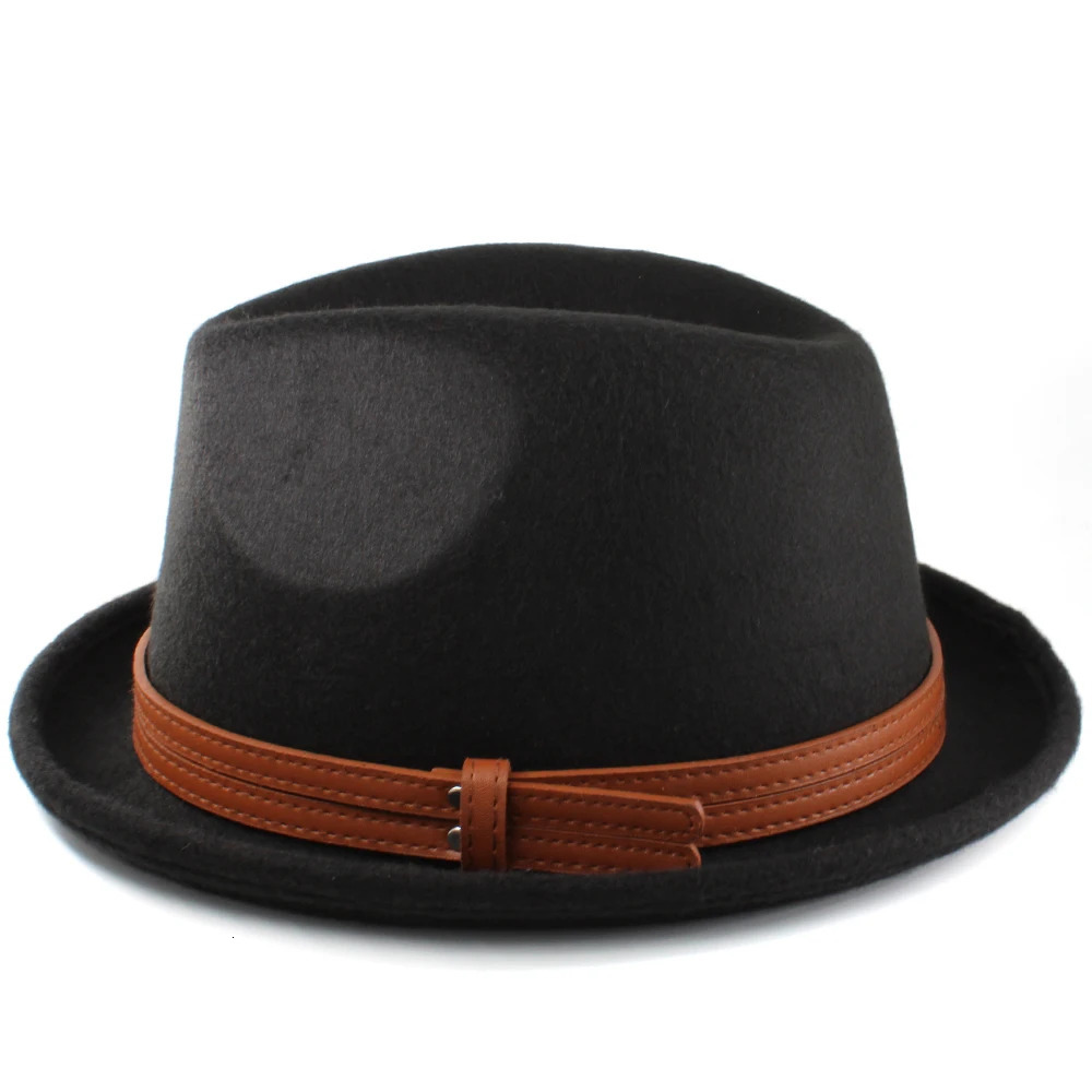 Womens wool classic retro Fedora hat Trilby Jazz Sunhat street style hat party travel outdoor size US 7 1/8 UK M 250325