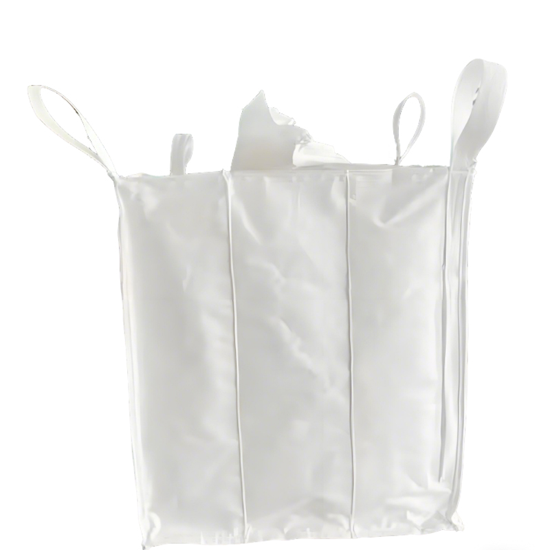 Reinforced White Tonne Bags with Four Rings - Ideal for Large Quantity Packaging