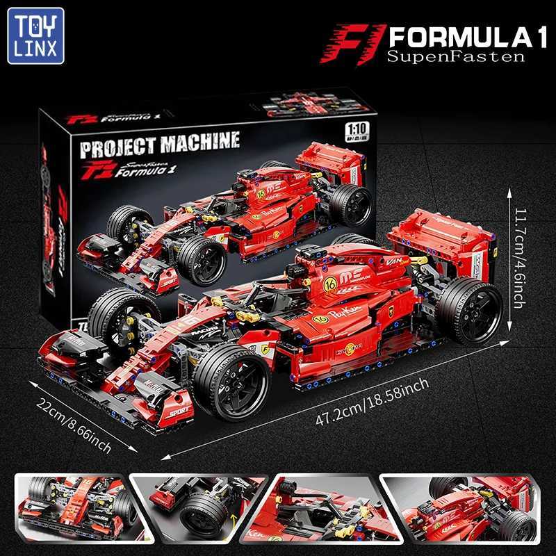 F1 RC racing car 1163 pieces of building kit MOC remote control building block cool collection model car kit building toyXJ250326
