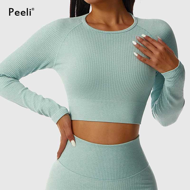 2/3 piece set of womens gym clothing seamless yoga set sports bra top high waisted leg fitness sweatshirt sportswear W250326