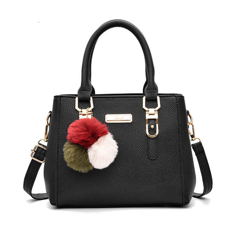 67 2024 new Korean version large capacity fashionable handbag, simple and practical, light luxury shoulder bag, crossbody bag