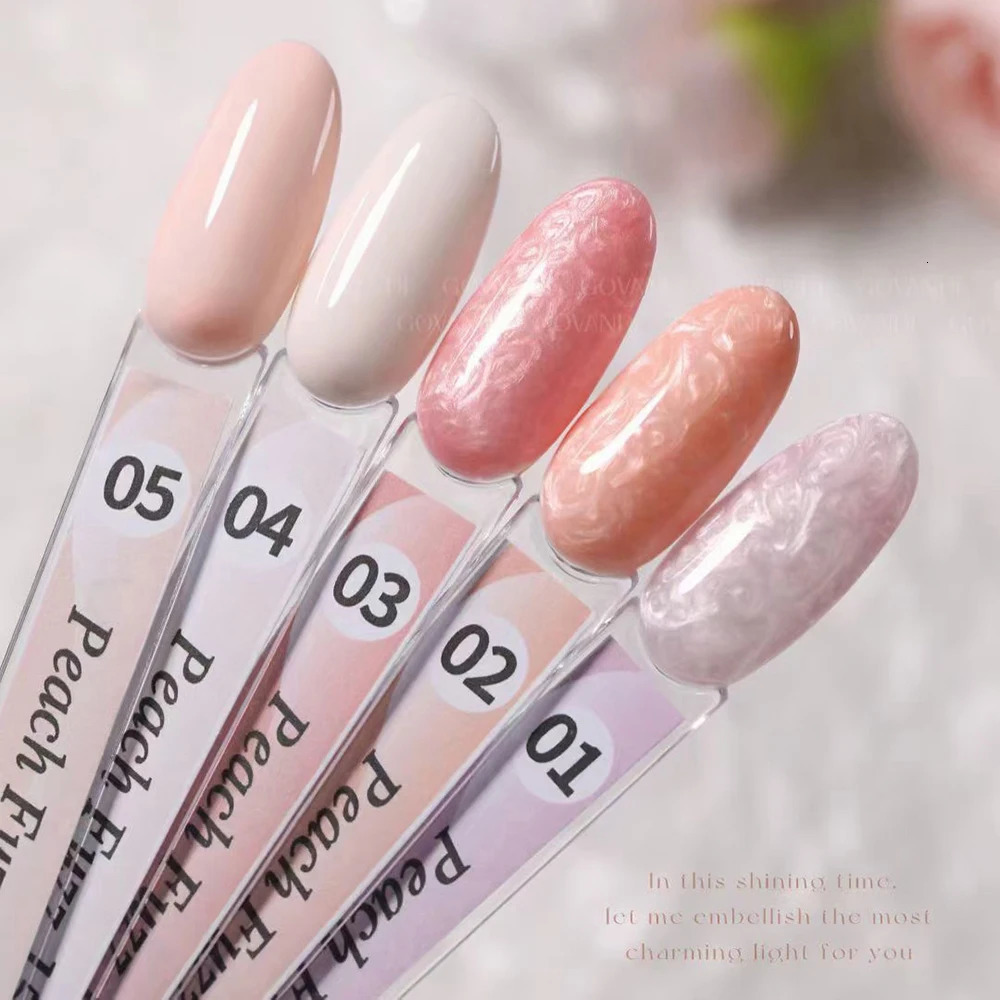 selling sweetheart Pin Peach nail polish polishing gel set semi permanent soap gel nail salon nail art coat set 15ml 250321