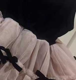 Girl 2024 Summer New Bow Dress Girl Sleeveless Black Pink Princess Dress Cute Clothes for Preschool Girls W250326