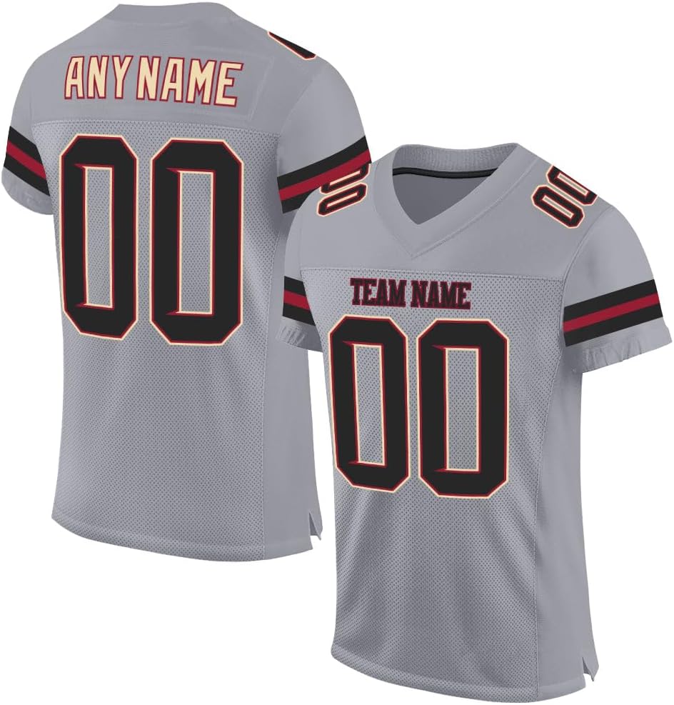 Custom Blank Football Jersey Collection Athletic Sports Shirts for Men, Women Youth Personalized with Printed Name &Number Free Shipping