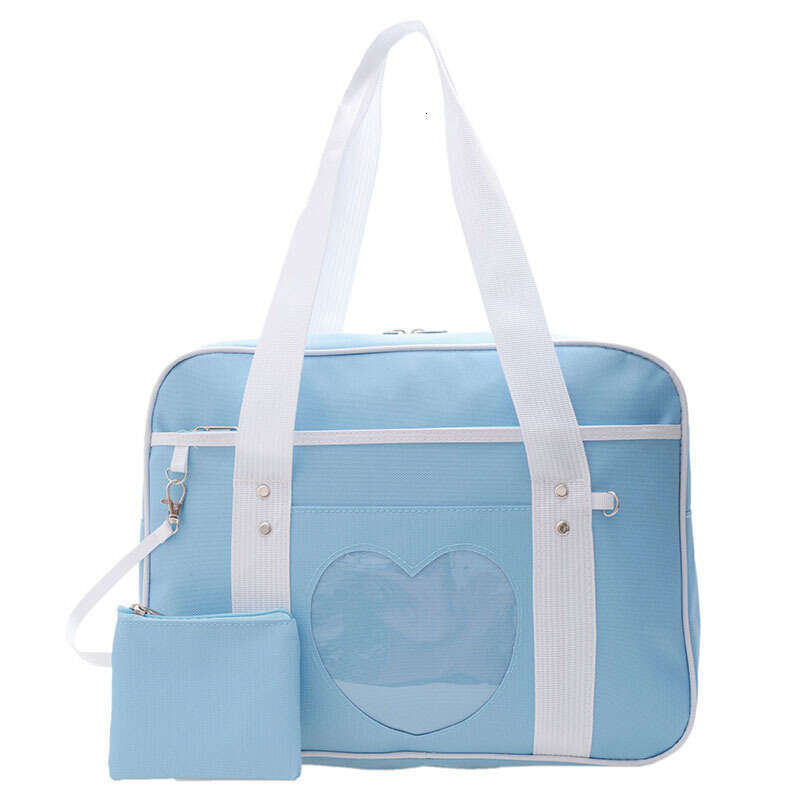 Portable schoolbag Japanese soft girl heart anime love JK uniform pain bag Macaron one shoulder diagonal