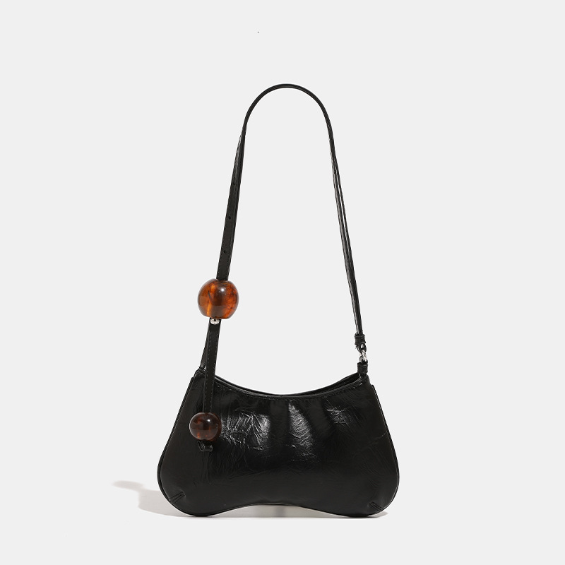 Silver Underarm Bag Women's Large Beaded 2024 Summer New High-grade Spice Girl Shoulder Crossbody Bag Trend