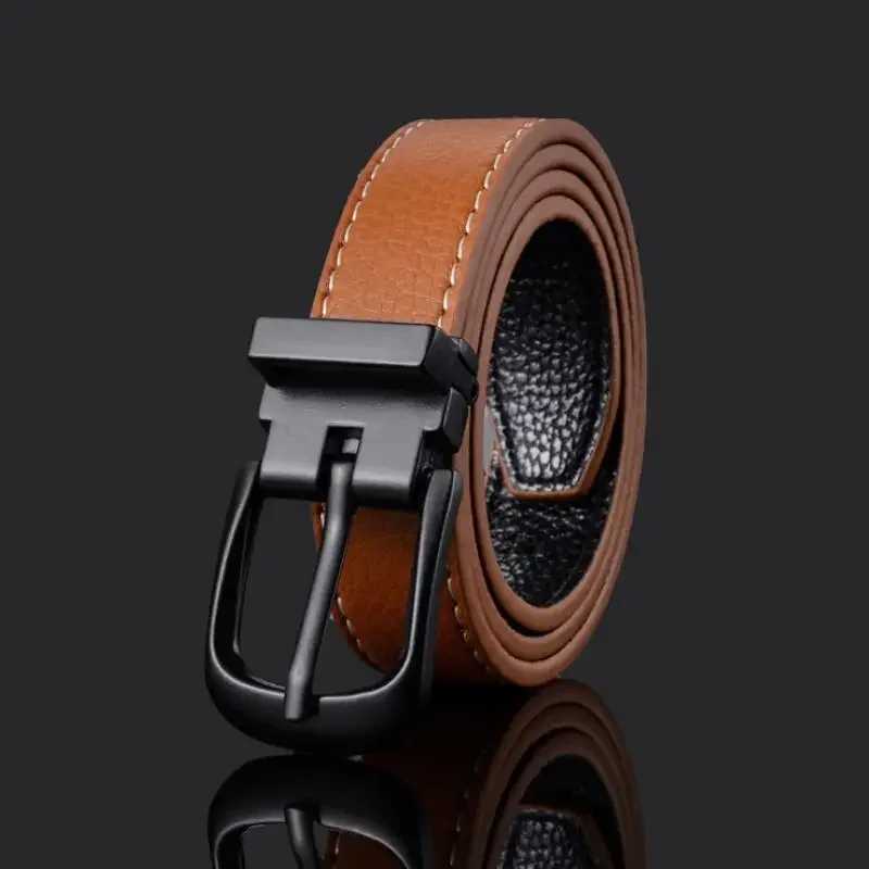 Childrens belt luxury designer alloy pin buckle unisex casual belt boys and girls childrens casual Pu belt jeans belt W250326