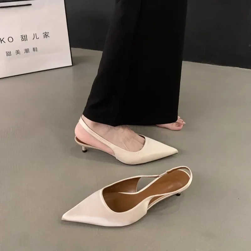 Wens Shoes 2024 High Quali Baotou Wens Sandals Fashion Slip on Dress Sandals Wen New Plus Size Solid H Wen Z250326