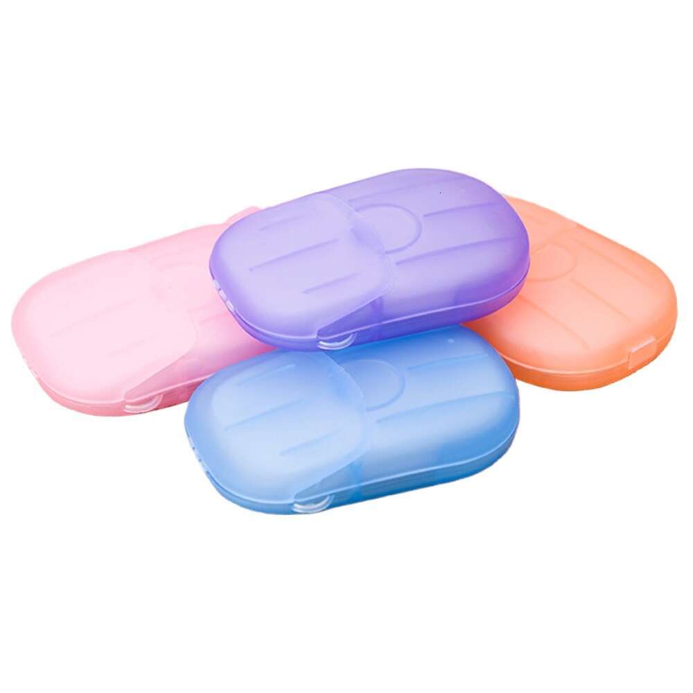 Soap Paper Disposable Portable Hand-washing Foaming Jabon De Mano Tablets Jabon Tablet Mini Plastic Manual Mini Paper Soap Mini Jabon De Papel Mini-pa