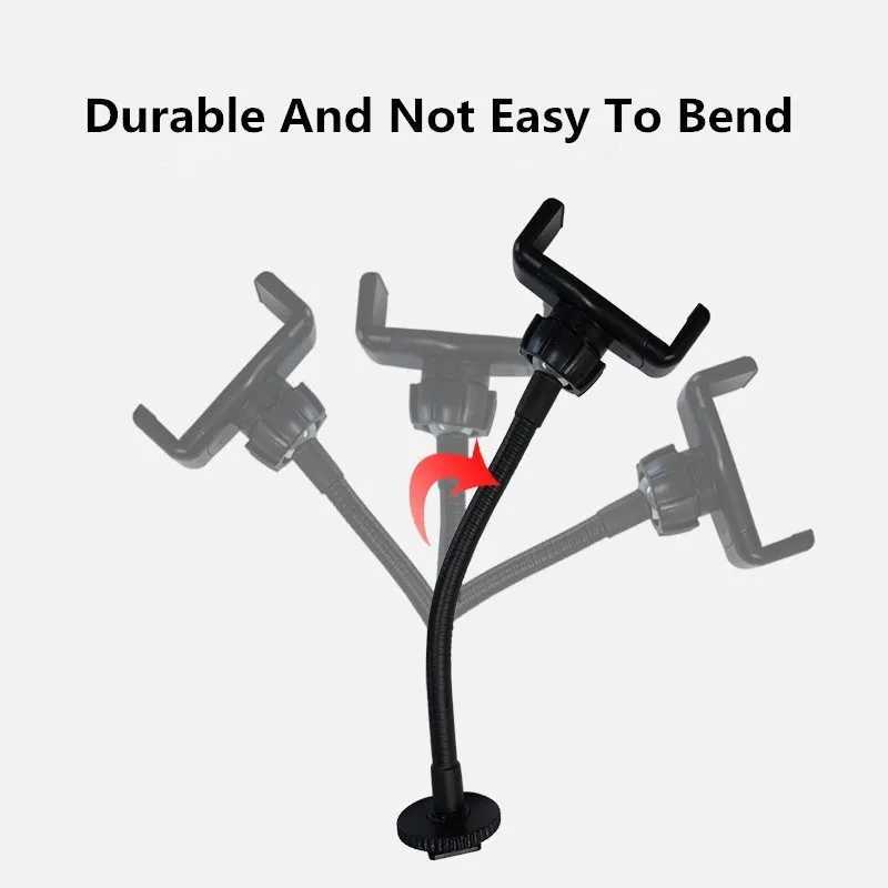 Flexible hose cellular phone clip holder for LED selfie ring light replacement kit 360 degree installation of mobile phone clipXJ250326