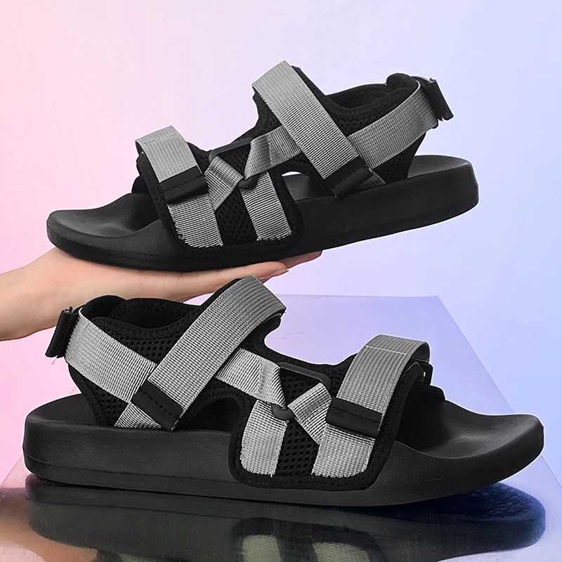 New mens sandals N-Slip summer flip top high-quality outdoor Fi casual beach lightweight casual mens shoesXJ250326