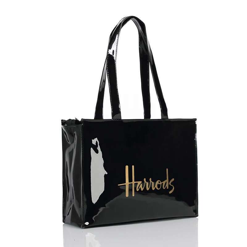 Simple And Stylish PVC Reusable Shopping Bag Brand Eco-friendly Handbag Shopping Bag Large Waterproof Summer Beach Designer Handbag