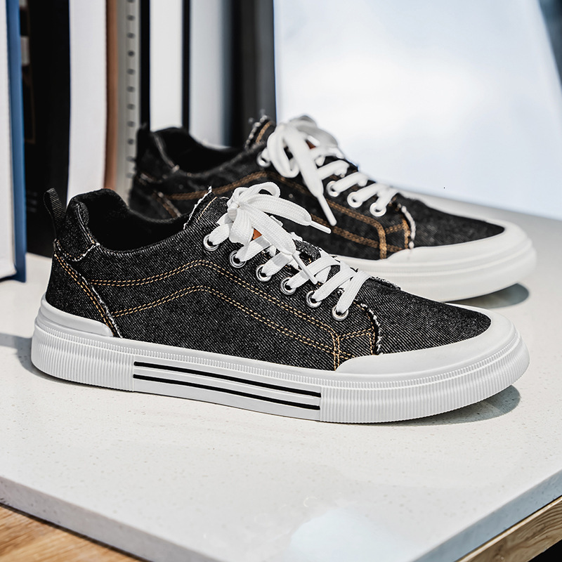Designer Shoes Personalized Spring And Autumn New Korean Version Fashionable Plus Size Low Top Men's Sports Shoes Casual Denim Single Multifuncti