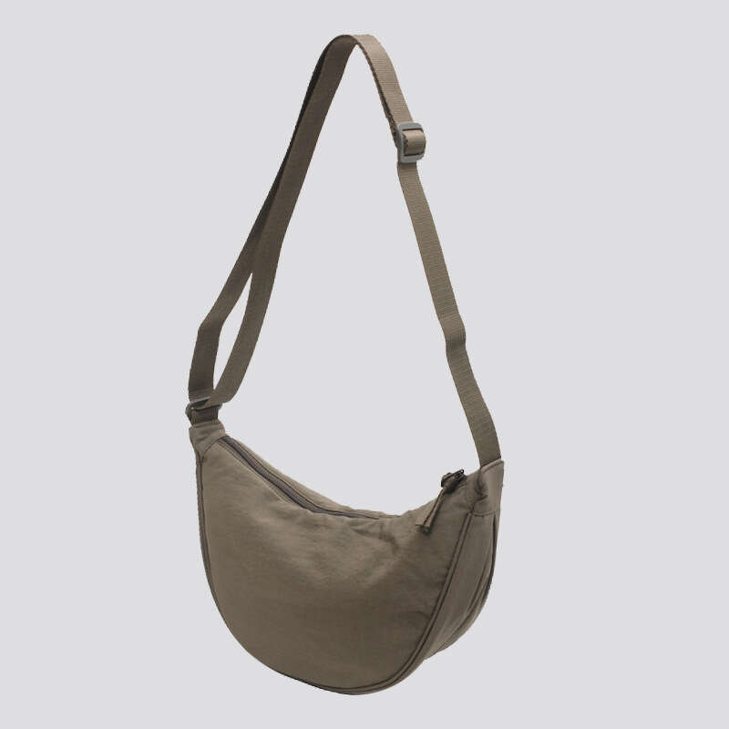 Simple and lightweight small crossbody nylon dumpling women's versatile single shoulder bag, waterproof cloth bag 461053