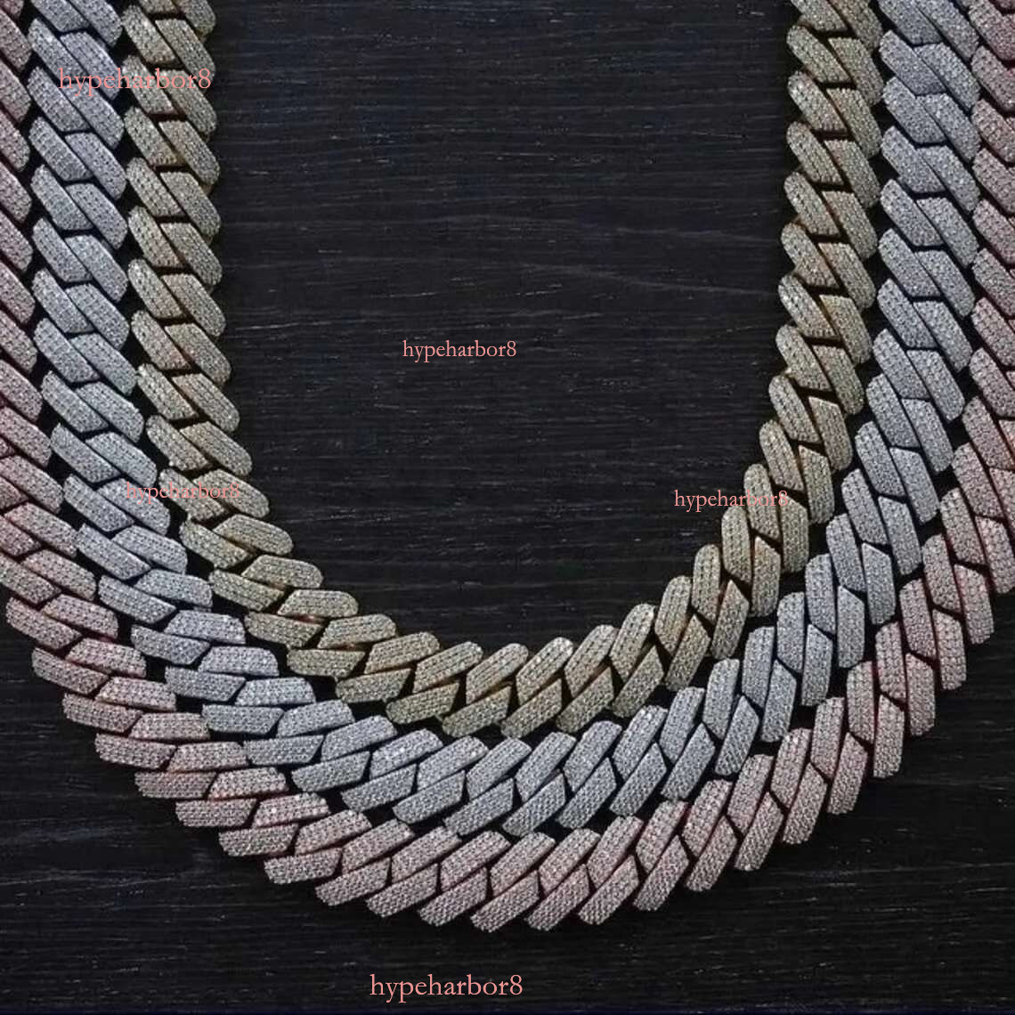 Flawless d Vvs Moissanite k 18mm Iced Cuban Chain Sier