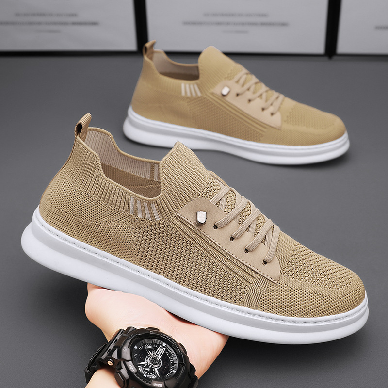 2025S New Trend Designer Shoes For Men In Summer Breathable Men S Thin And One Foot Casual Canvas Board Shoes New Versatile Mesh Trendy Shoes