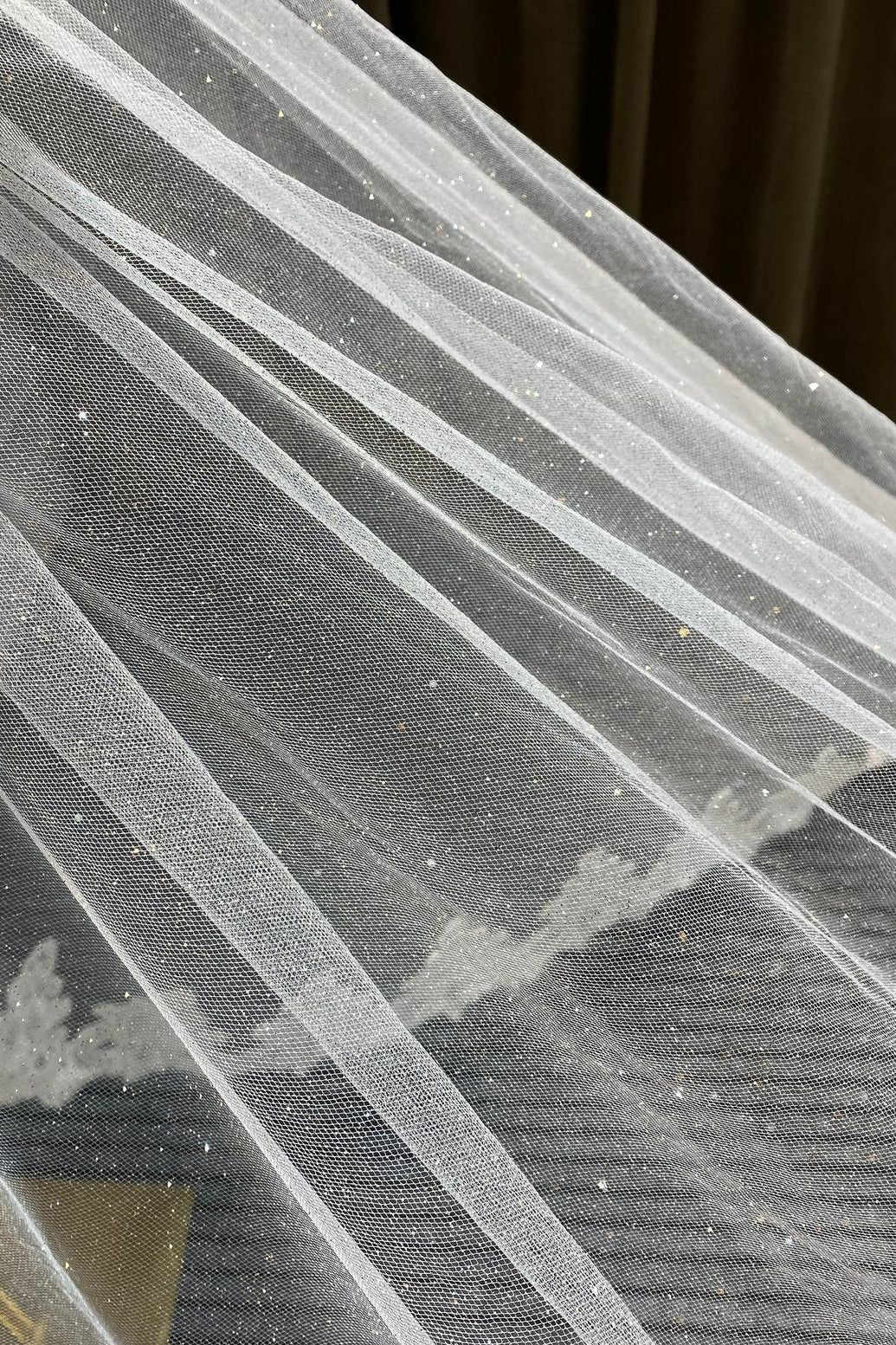 Elegant Lace 3 Meters Wedding Veil White Ivory Champagne Cathedral Bridal Veil Luxury Glitter Wedding Accessories