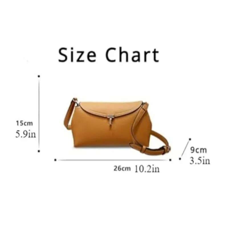 High End T-Shaped Buckle Single Shoulder Crossbody Fashionable And Versatile Commuting Bag, Armpit Hand-Held Bucket Bag