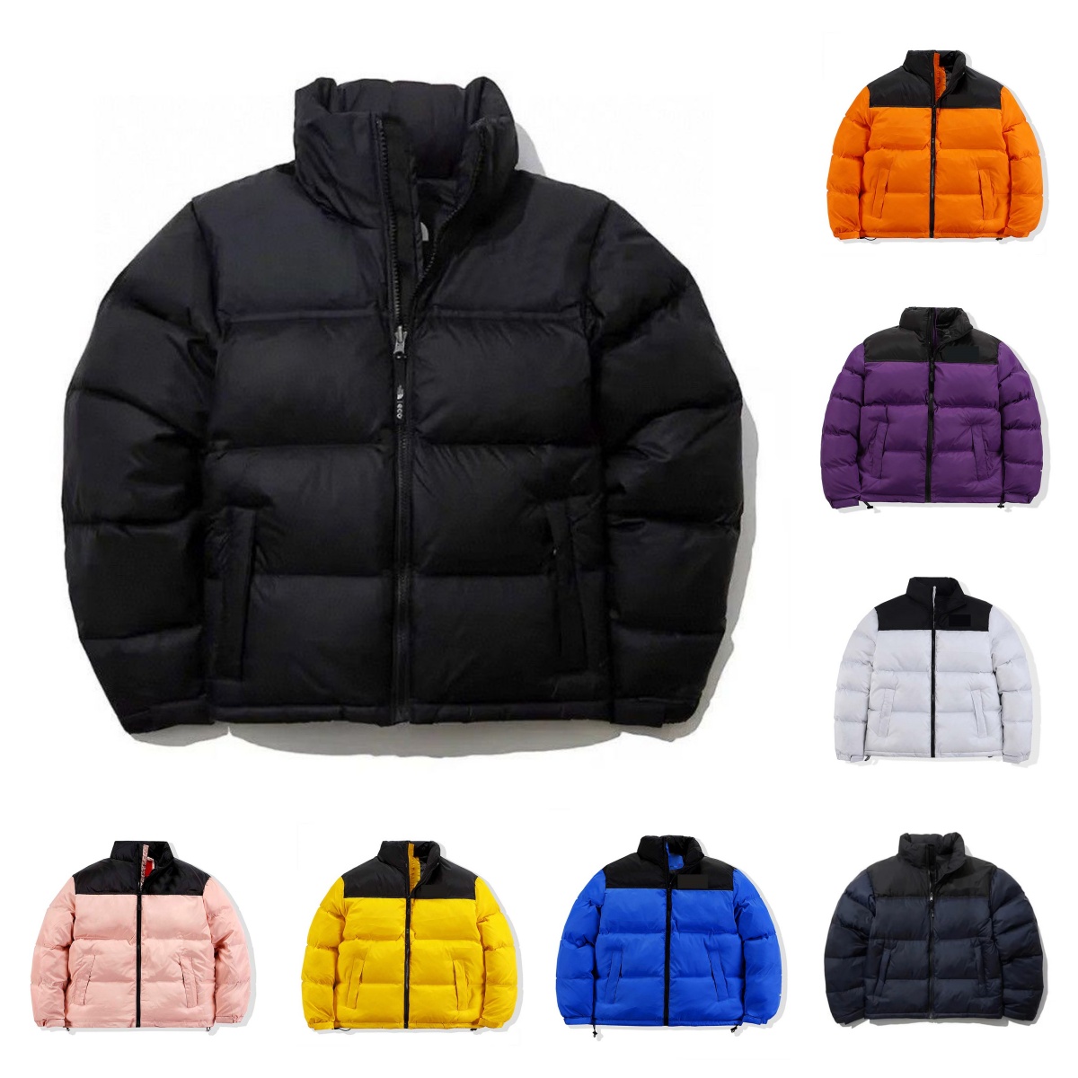 Designer men winter coat designer mens winter jacket men winter down jacket couple men and women coat Asian size m - xxl